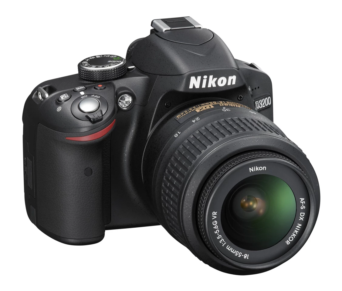 フィルムカメラ Nikon D3200 Nikon D3200 has 24MP and optional WU-1a WiFi unit